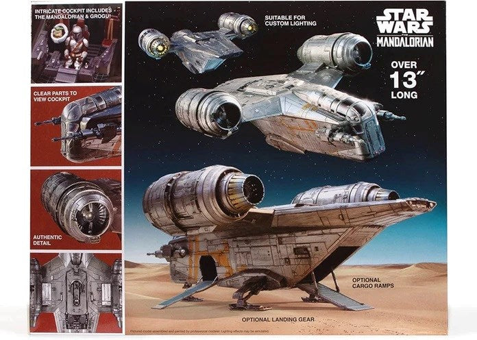 AMT 1273 1/72 Mandalorian Razor Crest (8327575896301)