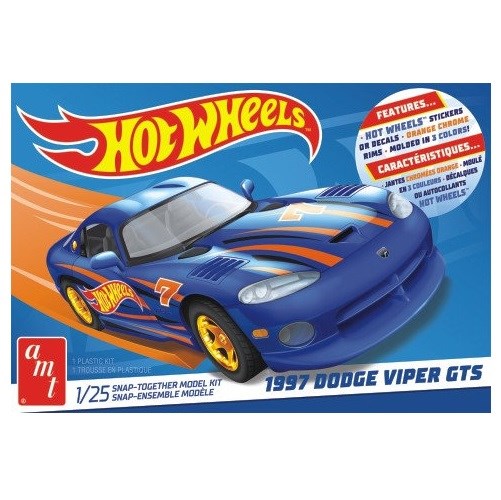 AMT 1349 1/25 1997 Dodge Viper GTS SNAP (8191637782765)