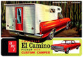 AMT 1364 1/25 65 Chev ElCaminoW/Camper (8950412640493)