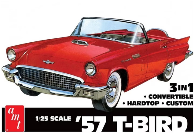 AMT 1397 1/25 57 Ford T-Bird (8872266727661)