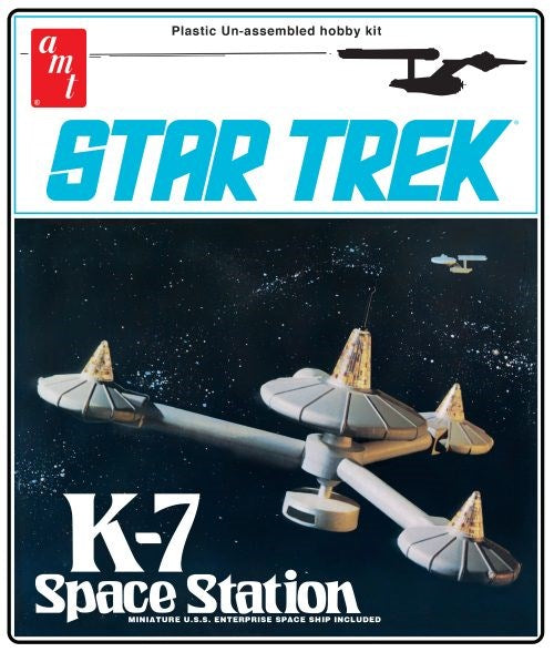AMT 1415 1/7600 Star Trek K-7 Space Station (8324820631789)