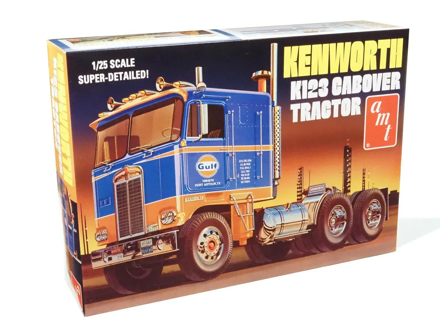 AMT 1433 1/25 Kenworth K-123 COE Gulf (8950413132013)