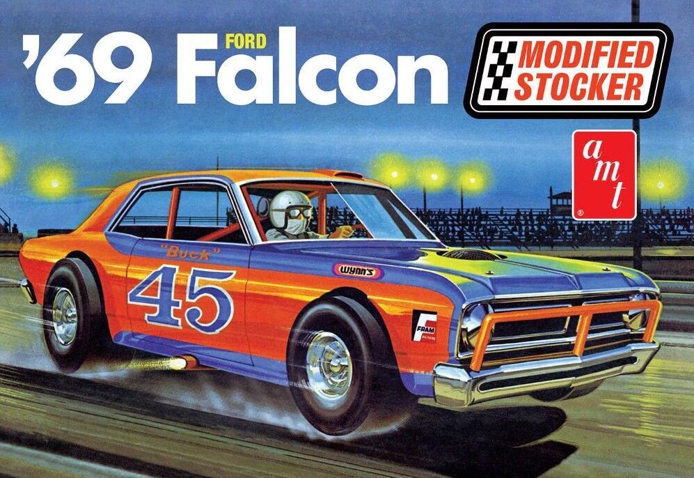 AMT 1446 1/25 69 Ford Falcon Mod Stocker (8950414311661)