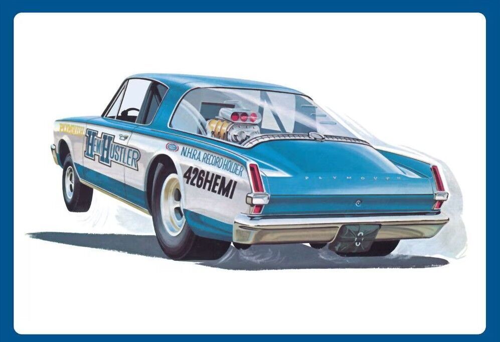 AMT 1464 1/25 66 Ply FunCar HemiHustle (8950415098093)