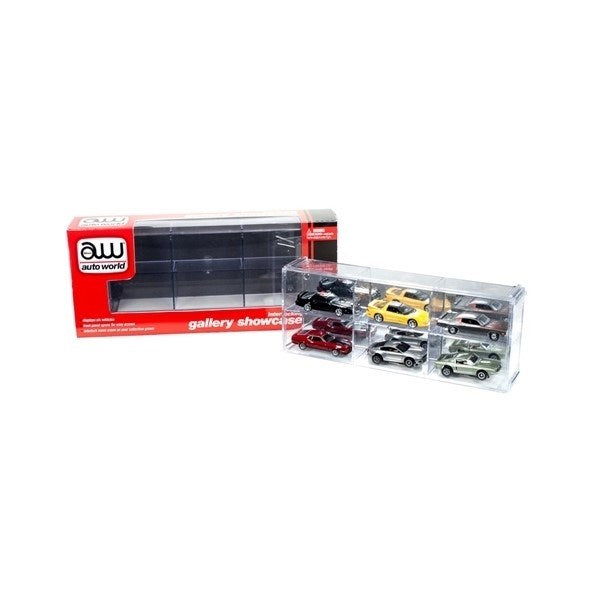 AMT/Auto World DC003 1/64 Six Car Interlocking Display Case (8324798644461)
