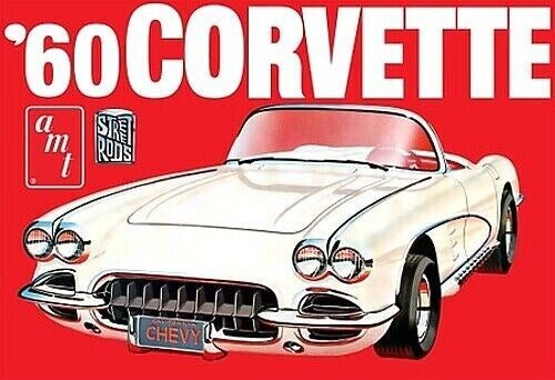 AMT 1374 1/25 '60 Chevrolet Corvette (8424229732589)