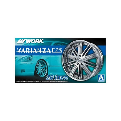 Aoshima 1/24 Work Varianza F2S 20-Inch - Wheels and Tires (2