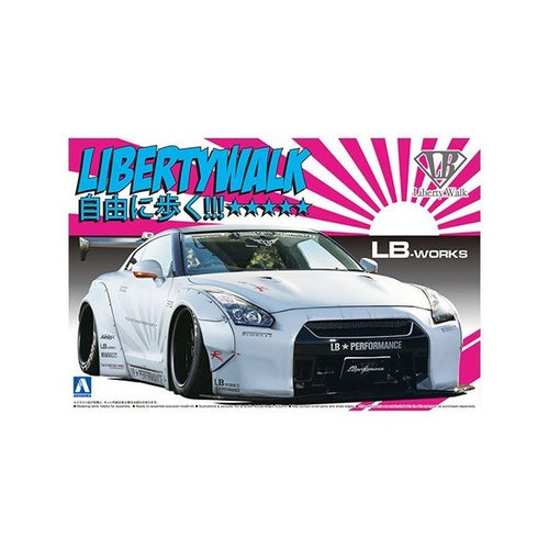 Aoshima 1/24 LB-WORKS Nissan R35 GT-R Version 2 - Liberty Walk
