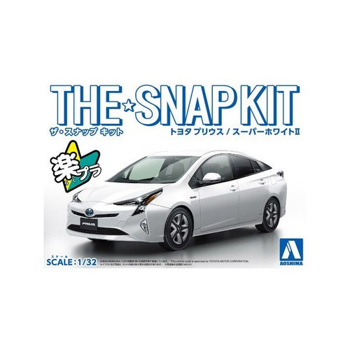 Aoshima 1/32 TOYOTA PRIUS - SUPER WHITE