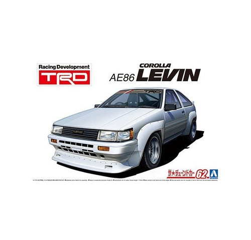 Aoshima 1/24 TRD Toyota Corolla Levin AE86 - Tuned Car No.62