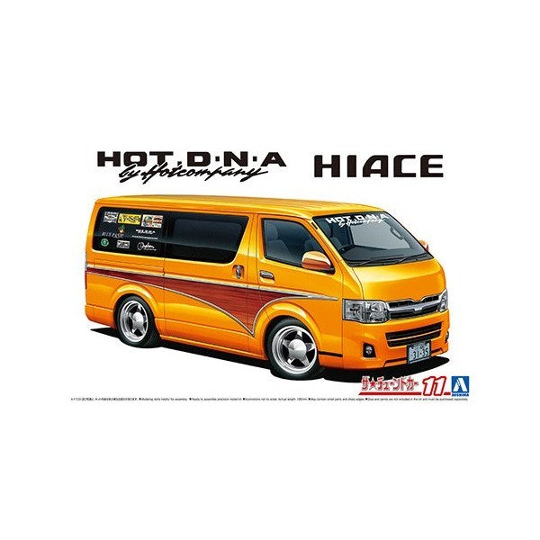 Aoshima 05948 1/24 2012 Hotcompany Toyota TRH200V Hiace - Hobby City NZ (6565827739697)