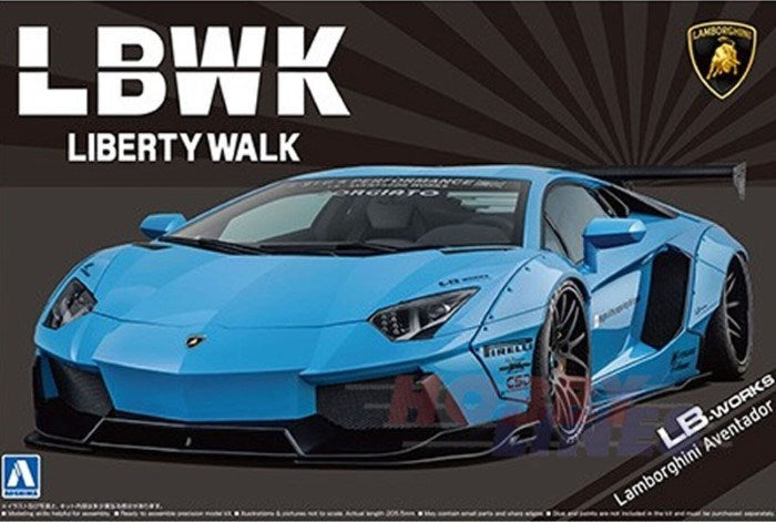 Aoshima 1/24 LB-WORKS LAMBO aventador VER.1 (8278375596269)