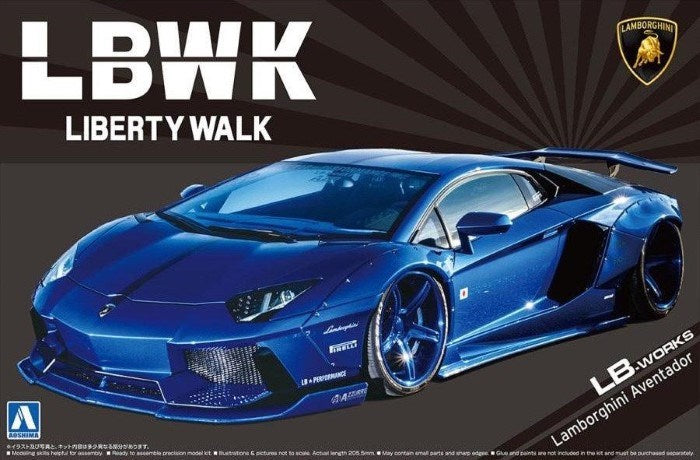 Aoshima 5991 1/24 LB-WORKS LAMBORGHINI AVENT VER.2 (8278381265133)