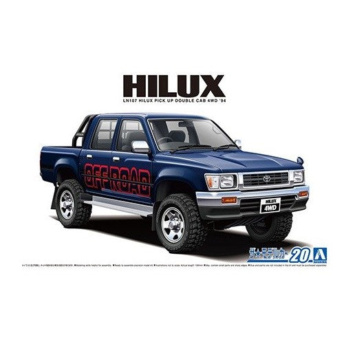 Aoshima 1/24 TOYOTA HILUX DOUBLE CAB 4WD'94
