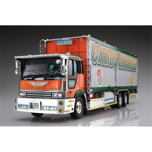 Aoshima 1/32 JAPANESE TRUCKERS - ORANGE MITSUGORO