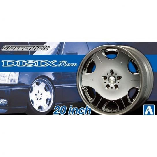Aoshima 1/24 RIMS & TIRES "GLASSENHEIT DISIX R 20" (4757952692273)