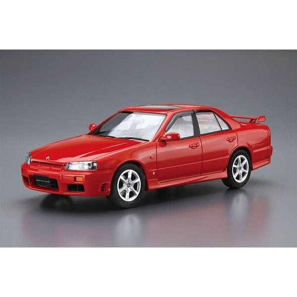 Aoshima 5750 1/24 NISSAN ER34 SKYLINE 25GT-X TURBO'98 (8294596968685)