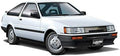 Aoshima 5968 1/24 AE85 COROLLA LEVIN1500SR '85 (8346762313965)