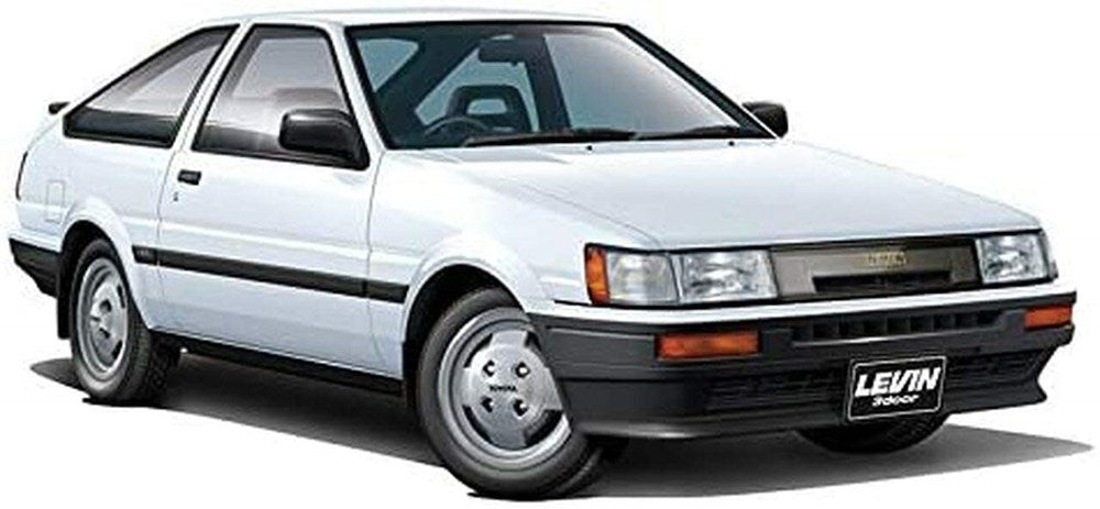 Aoshima 5968 1/24 AE85 COROLLA LEVIN1500SR '85 (8346762313965)
