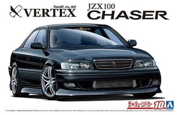 Aoshima 5981 1/24 VERTEX JZX100 CHASER TOURER V'98 (8294597001453)