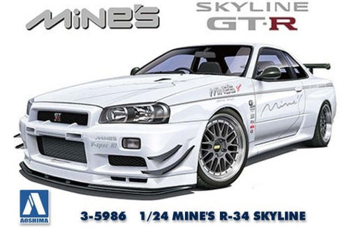 Aoshima 1/24 MINE'S R-34 SKYLINE