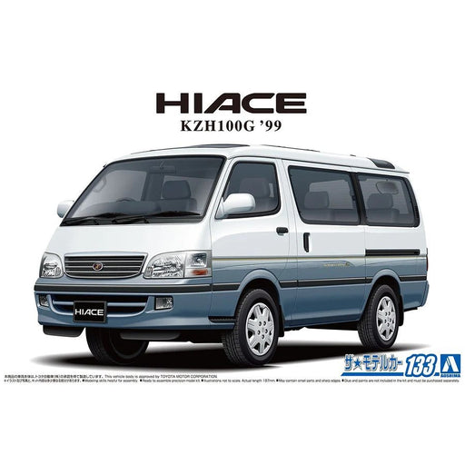 Aoshima 6274ALT 1/24 TOYOTA KZH100G HIACE SUPER CUSTOM'99 (8346761953517)