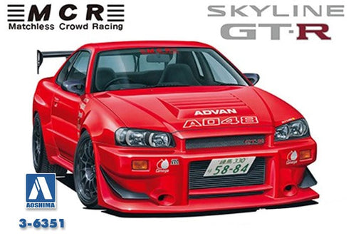 Aoshima 1/24 M.C.R. BNR34 SKYLINE GT-R '02