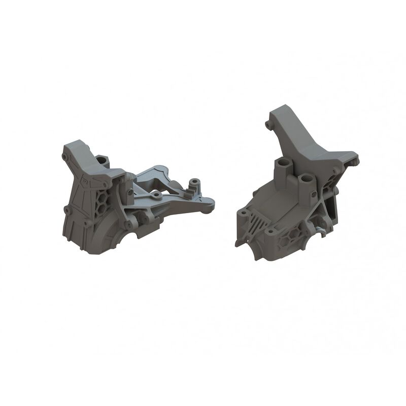 Arrma Front/Rear Composite Upper RC Gearbox Cover & Shock Tower (3)