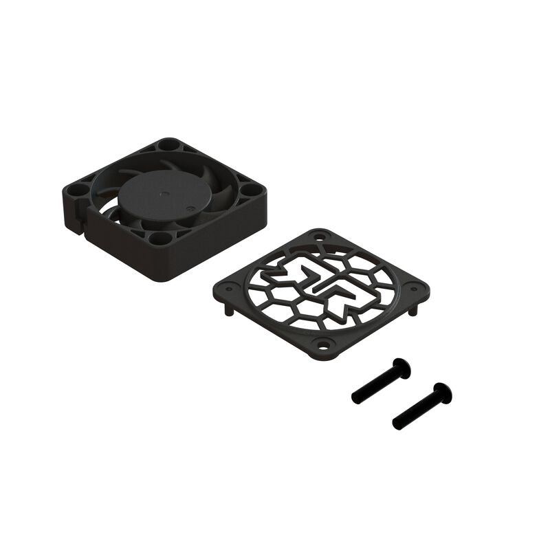 ARRMA 40mm Fan and Guard Set Fury Gorgon Quake Vorteks 2WD RC Cooling Fan