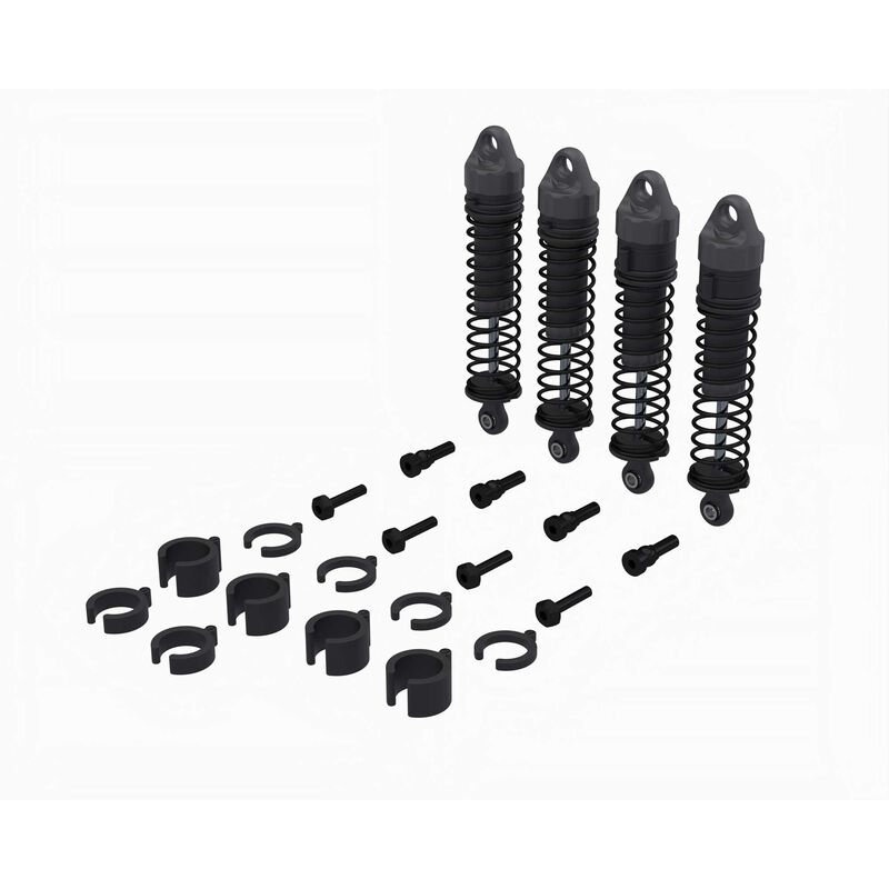 ARRMA ARA-2591 Shock Set, 71mm Length, 500cSt Oil (4pcs) - Quake and Gorgon GROM (9250444280045)