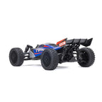 ARRMA Typhon Grom MEGA 380 Brushed 4X4 Small Scale RTR with Battery & Charger Blue/Silver RC Buggy (30)