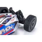 ARRMA Typhon Grom MEGA 380 Brushed 4X4 Small Scale RTR with Battery & Charger Blue/Silver RC Buggy (16)