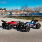 ARRMA Typhon Grom MEGA 380 Brushed 4X4 Small Scale RTR with Battery & Charger Blue/Silver RC Buggy (9)