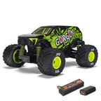 ARRMA Gorgon Grom 4X4 RTR Brushed Yellow RC Monster Truck 1/16 Scale
