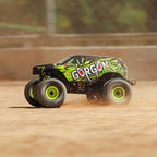 ARRMA Gorgon Grom 4X4 RTR Brushed Yellow RC Monster Truck 1/16 Scale (21)
