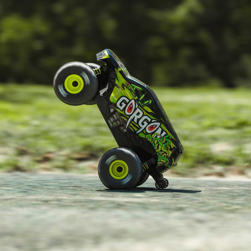 ARRMA Gorgon Grom 4X4 RTR Brushed Yellow RC Monster Truck 1/16 Scale (19)