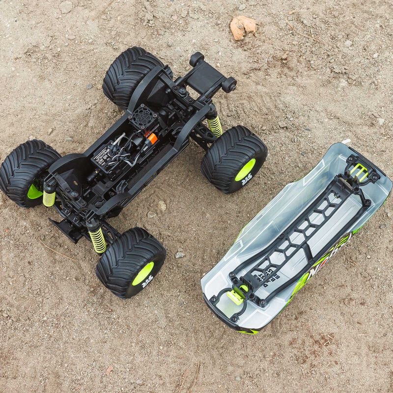 ARRMA Gorgon Grom 4X4 RTR Brushed Yellow RC Monster Truck 1/16 Scale (15)