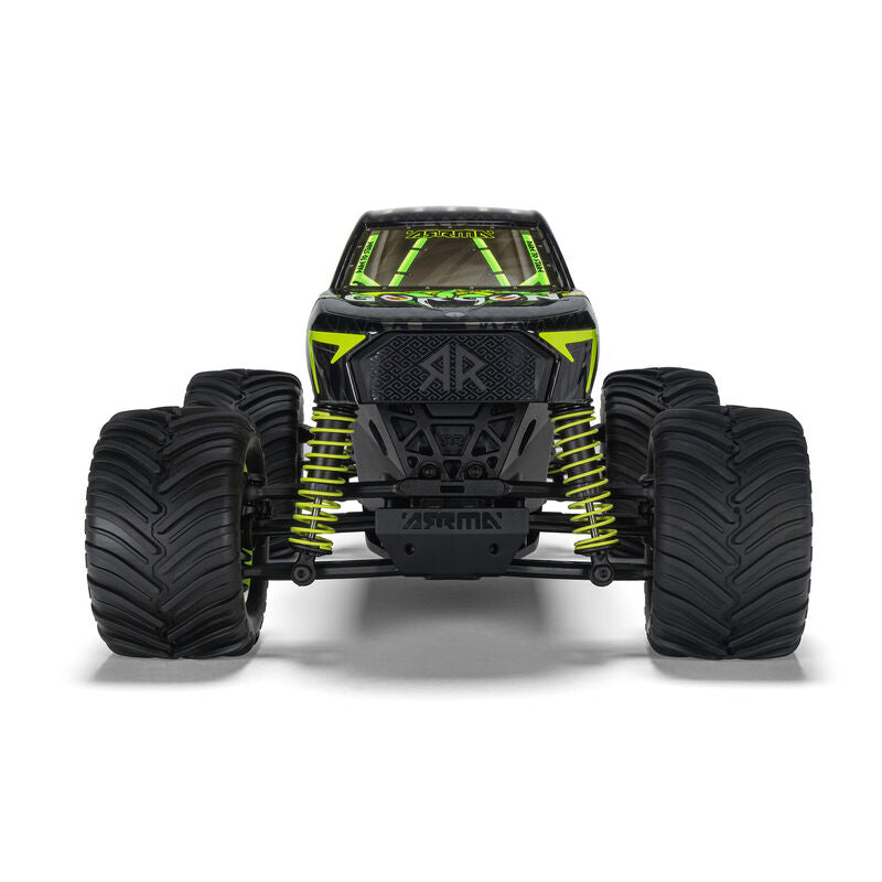 ARRMA Gorgon Grom 4X4 RTR Brushed Yellow RC Monster Truck 1/16 Scale (12)