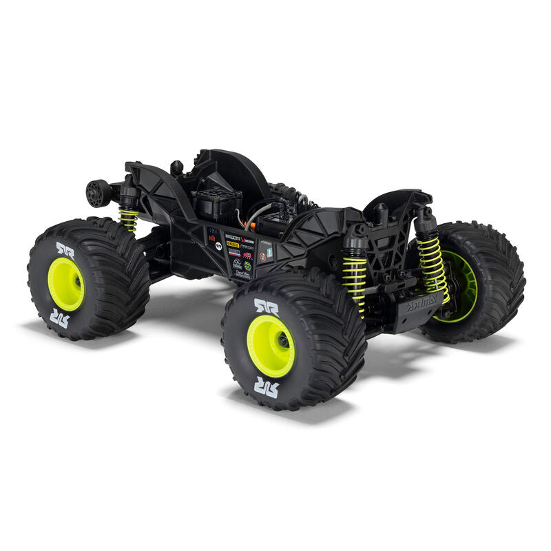 ARRMA Gorgon Grom 4X4 RTR Brushed Yellow RC Monster Truck 1/16 Scale (9)