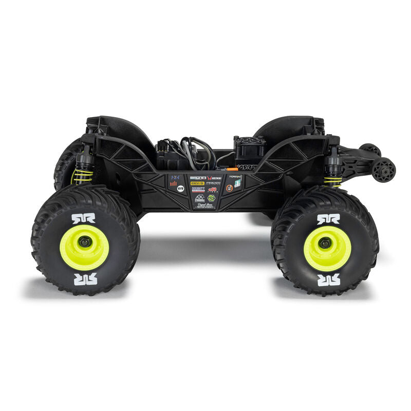 ARRMA Gorgon Grom 4X4 RTR Brushed Yellow RC Monster Truck 1/16 Scale (8)