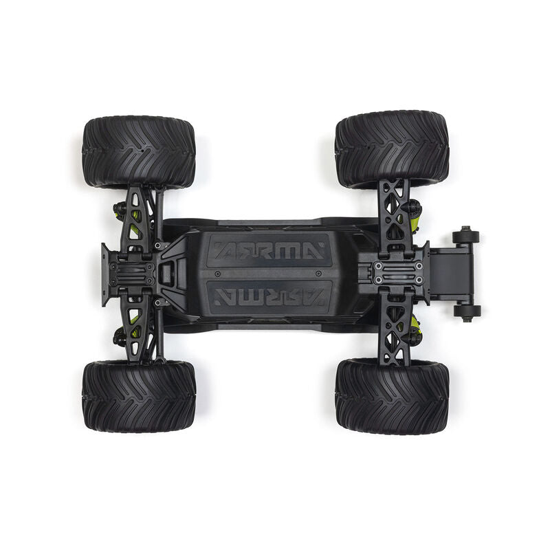 ARRMA Gorgon Grom 4X4 RTR Brushed Yellow RC Monster Truck 1/16 Scale (6)