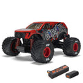 ARRMA Gorgon Grom 4X4 RTR Brushed Red RC Monster Truck 1/16 Scale