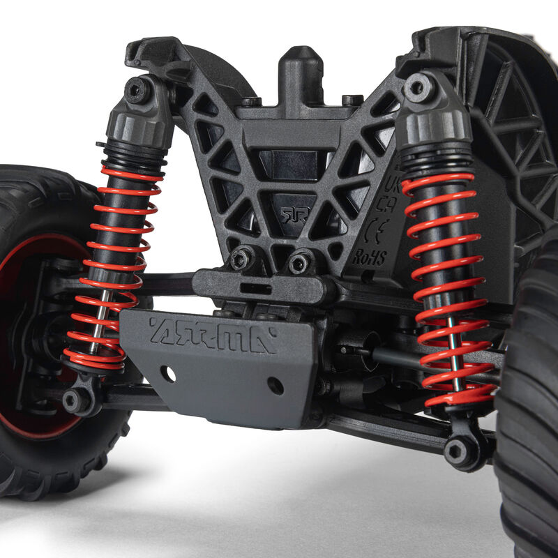 ARRMA Gorgon Grom 4X4 RTR Brushed Red RC Monster Truck 1/16 Scale (5)