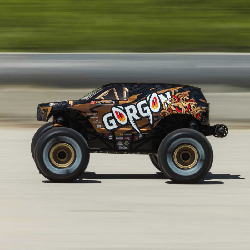 ARRMA Gorgon Grom 4X4 RTR Brushed RC Monster Truck 1/16 Scale (17)