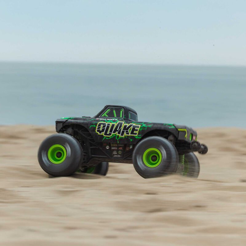 ARRMA Quake Grom 4X4 RTR Brushed Green RC Monster Truck 1/16 Scale (19)