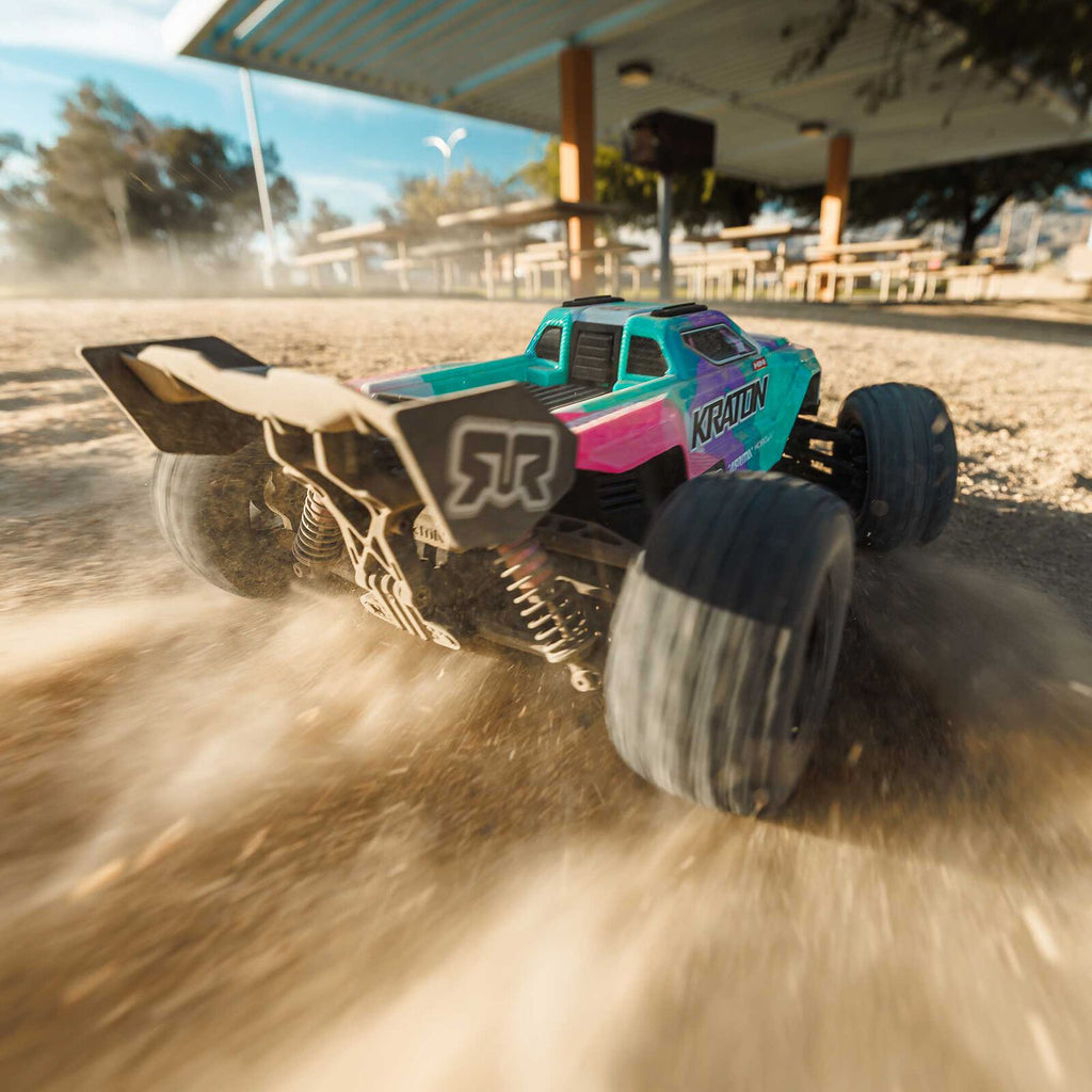 ARRMA Mini Kraton 3S Teal RC Monster Truck 1/16 Scale (10)