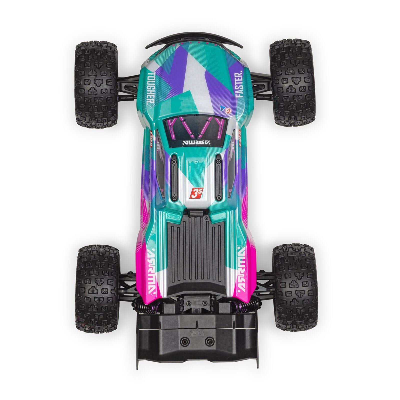ARRMA Mini Kraton 3S Teal RC Monster Truck 1/16 Scale (6)