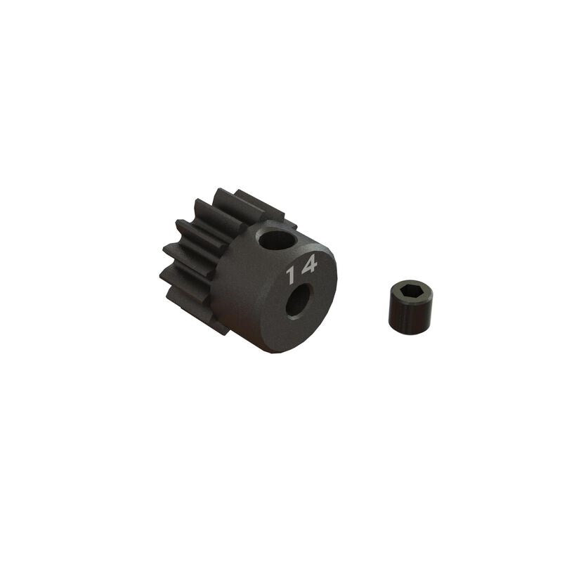 ARRMA 14T 0.8Mod 1/8in Bore CNC Steel RC Pinion Gear