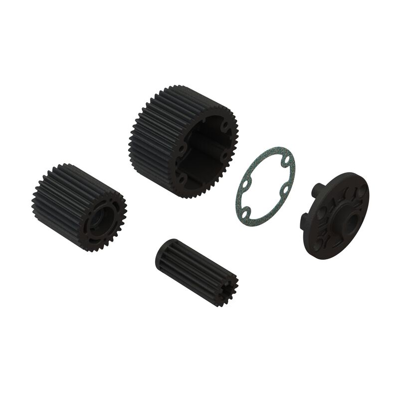 ARRMA ARA311095 Diff Case and Idler Gear Set (47/15T 0.8M) Gorgon (8347075641581)