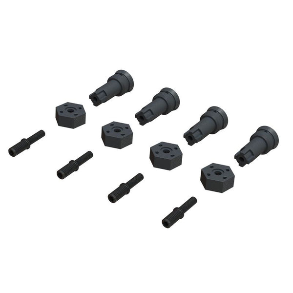 ARRMA Wheel and Hub Set Granite Grom RC Axle &amp; Hub Set - ARA311178